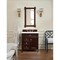James Martin Vanities Brittany 30in Single Vanity, Burnished Mahogany, w/ 3 CM White Zeus Quartz Top 650-V30-BNM-3WZ - alternate 4